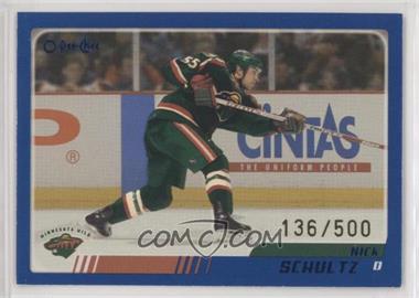 2003-04 O-Pee-Chee - [Base] - Blue #67 - Nick Schultz /500