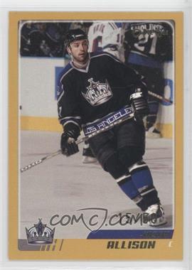 2003-04 O-Pee-Chee - [Base] - Gold #215 - Jason Allison /50