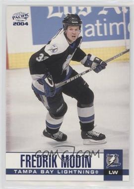 2003-04 Pacific - [Base] - Blue #309 - Fredrik Modin /250