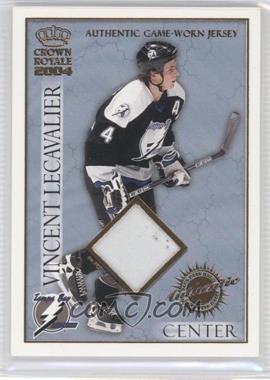 2003-04 Pacific Crown Royale - Authentic Game-Worn Jerseys - Patches #22 - Vincent Lecavalier /220