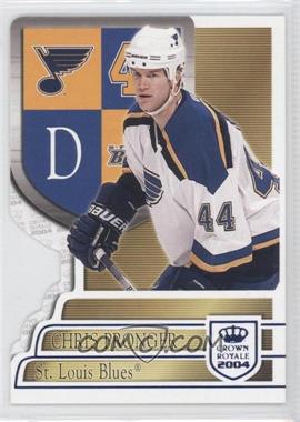 2003-04 Pacific Crown Royale - [Base] - Blue #82 - Chris Pronger /850