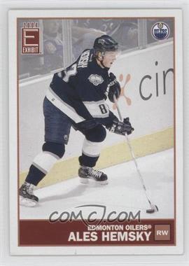 2003-04 Pacific Exhibit - [Base] - Blue Back #58 - Ales Hemsky /275