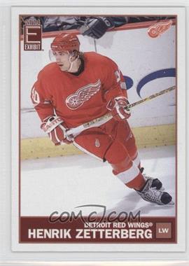 2003-04 Pacific Exhibit - [Base] - Yellow Back #56 - Henrik Zetterberg