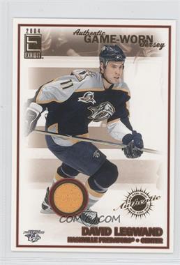 2003-04 Pacific Exhibit - [Base] #209 - David Legwand /750