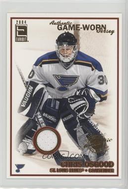 2003-04 Pacific Exhibit - [Base] #214 - Chris Osgood /750