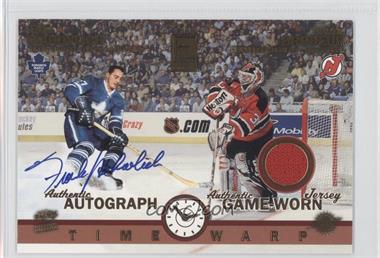 2003-04 Pacific Exhibit - [Base] #224 - Frank Mahovlich, Martin Brodeur /565