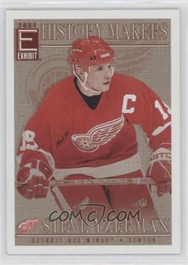 2003-04 Pacific Exhibit - History Makers #5 - Steve Yzerman