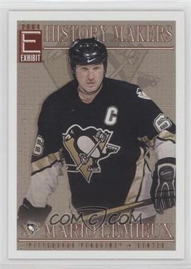 2003-04 Pacific Exhibit - History Makers #6 - Mario Lemieux