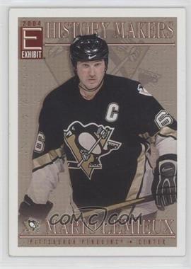 2003-04 Pacific Exhibit - History Makers #6 - Mario Lemieux