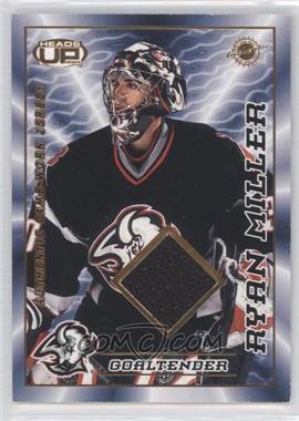 2003-04 Pacific Heads Up - Authentic Game-Worn Jersey #5 - Ryan Miller /1200