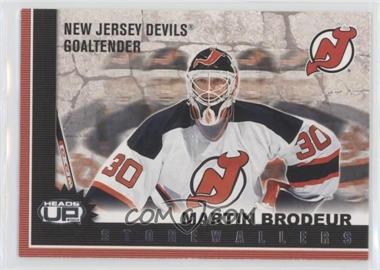 2003-04 Pacific Heads Up - Stonewallers #7 - Martin Brodeur