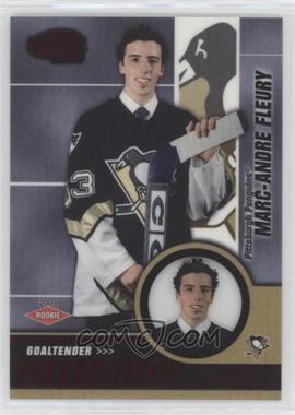 2003-04 Pacific Invincible - [Base] - Red #121 - Marc-Andre Fleury /850