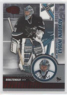 2003-04 Pacific Invincible - [Base] - Red #84 - Evgeni Nabokov /850