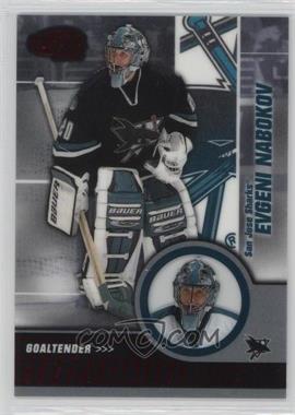 2003-04 Pacific Invincible - [Base] - Red #84 - Evgeni Nabokov /850