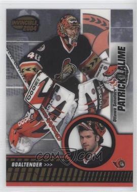 2003-04 Pacific Invincible - [Base] #70 - Patrick Lalime