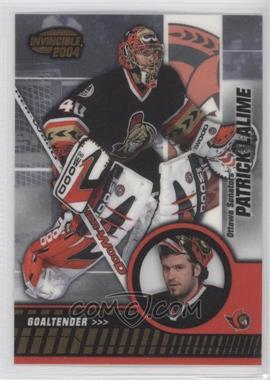 2003-04 Pacific Invincible - [Base] #70 - Patrick Lalime