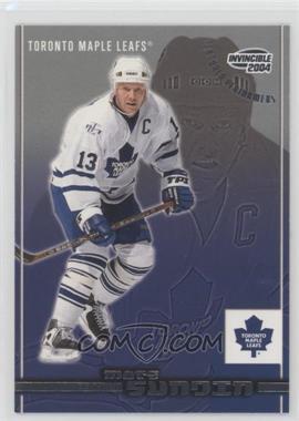 2003-04 Pacific Invincible - Featured Performers #28 - Mats Sundin