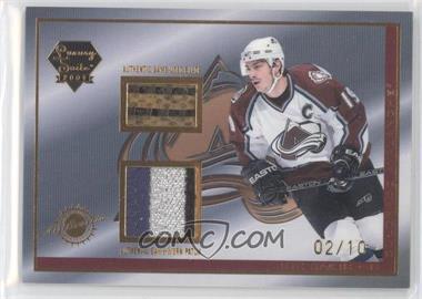 2003-04 Pacific Luxury Suite - [Base] - Gold #6.2 - Joe Sakic (Blade/Patch) /10