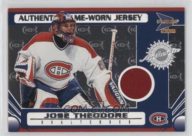 2003-04 Pacific Prism - [Base] - Authentic Game-Worn Jerseys Retail #124 - Jose Theodore /150