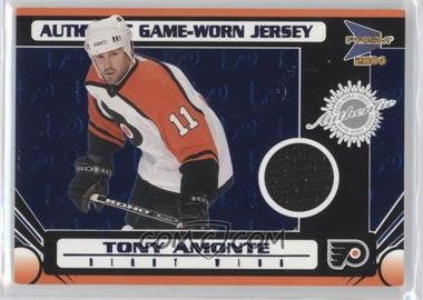 2003-04 Pacific Prism - [Base] - Blue #135 - Game-Worn Jersey - Tony Amonte /90