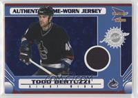 Game-Worn Jersey - Todd Bertuzzi #/90