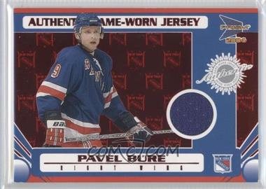 2003-04 Pacific Prism - [Base] - Red #130 - Game-Worn Jersey - Pavel Bure /75