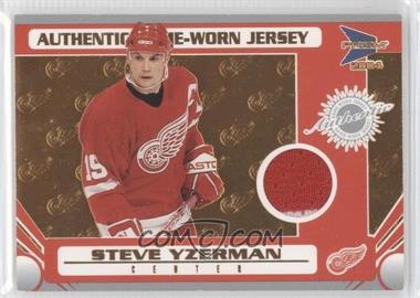 2003-04 Pacific Prism - [Base] #118 - Game-Worn Jersey - Steve Yzerman /185