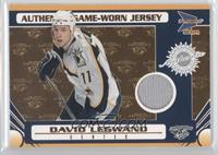 Game-Worn Jersey - David Legwand [Noted] #/1,185