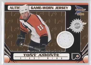 2003-04 Pacific Prism - [Base] #135 - Game-Worn Jersey - Tony Amonte /1185