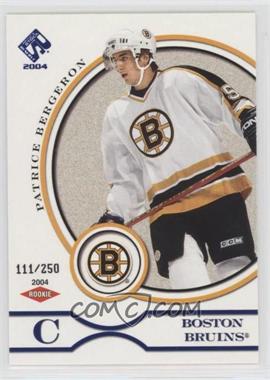 2003-04 Pacific Private Stock Reserve - [Base] - Blue #104 - Patrice Bergeron /250