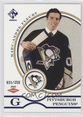 2003-04 Pacific Private Stock Reserve - [Base] - Blue #134 - Marc-Andre Fleury /250