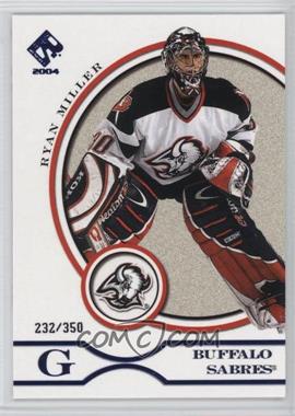2003-04 Pacific Private Stock Reserve - [Base] - Blue #14 - Ryan Miller /350