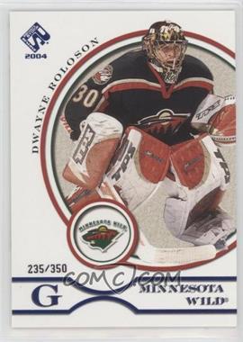 2003-04 Pacific Private Stock Reserve - [Base] - Blue #51 - Dwayne Roloson /350