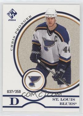 2003-04 Pacific Private Stock Reserve - [Base] - Blue #86 - Chris Pronger /350