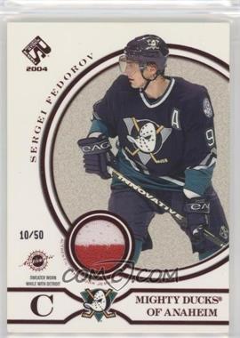 2003-04 Pacific Private Stock Reserve - [Base] - Red #141 - Sergei Fedorov /50