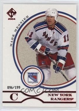 2003-04 Pacific Private Stock Reserve - [Base] - Red #71 - Mark Messier /199