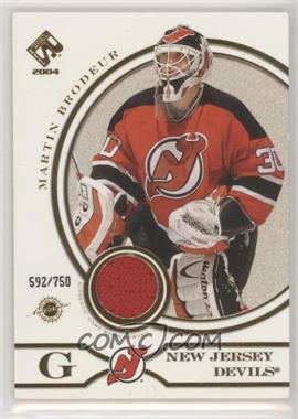 2003-04 Pacific Private Stock Reserve - [Base] #178 - Martin Brodeur /750 [Noted]