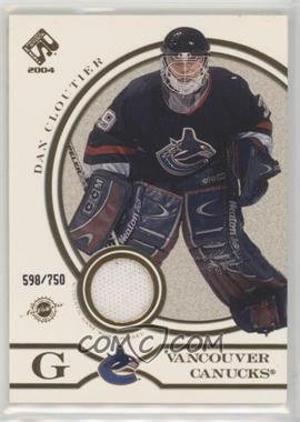 2003-04 Pacific Private Stock Reserve - [Base] #208 - Dan Cloutier /750