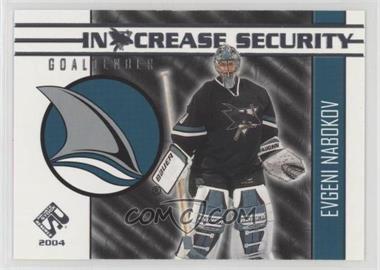 2003-04 Pacific Private Stock Reserve - In Crease Security #14 - Evgeni Nabokov