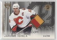 Authentic Game-Worn Jersey - Jarome Iginla #/50