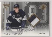 Authentic Game-Worn Jersey - Ales Hemsky #/50