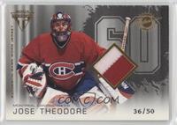 Authentic Game-Worn Jersey - Jose Theodore #/50