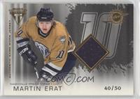 Authentic Game-Worn Jersey - Martin Erat #/50