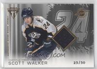 Authentic Game-Worn Jersey - Scott Walker #/50