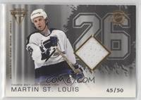 Authentic Game-Worn Jersey - Martin St. Louis [Poor to Fair] #/50