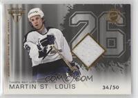 Authentic Game-Worn Jersey - Martin St. Louis #/50