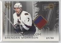 Authentic Game-Worn Jersey - Brendan Morrison #/50