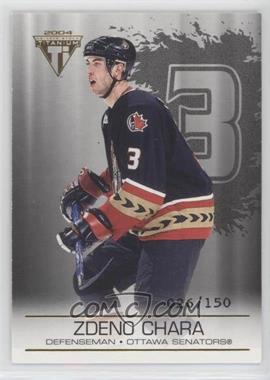 2003-04 Pacific Private Stock Titanium - [Base] - Hobby Jersey Number #71 - Zdeno Chara /150