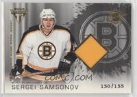 Authentic Game-Worn Jersey - Sergei Samsonov #/155