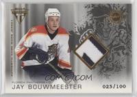 Authentic Game-Worn Jersey - Jay Bouwmeester #/100